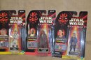 (#1) Hasbro Star Wars Episode 1 Figures 5 Unopened 1999 Commtech Chip Included