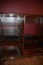 Drexel Heritage Entertainment Cabinet Unit Double Side In Side Glass Door Bottom Storage Draw