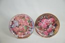 (#90) Franklin Mint Plates Lot Of 2 ~ Rose JA6051 ~ Grace DeMonaco Rose Q9554