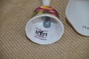 (#100) Hand Painted Porcelain Bells Lot Of 2