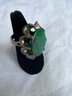 (#520) Turquoise Green Ring Sterling Silver 925