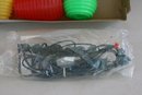 (287) VINTAGE Indoor Outdoor  7 Party Lights With 15' Cord ( NEW)