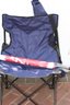 (#4) Pair Of  Folding Camp/sports  Arm Chair With Storage Bag & Large  Umbrella