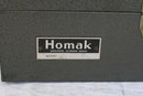 (262) Metal Homak Tool Box With Lettering Brushes, Paint(not Sure They Are Good)Speedball Text Book