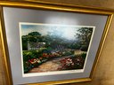(#5) Gold Framed Picture Schaefer Miles Arbor Lane 2002 Signed & Numbered PP22/25 Certificate Of Authenticity