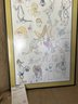 (#8) Vintage Lithograph Animation Art Warner Bros. 1997 Virgil Ross Bugs N Friends Certificate Of Authenticity