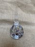 (#87) Glass Colorful Design Perfume Bottle With Stopper 7'H