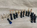 (#101) Resin Chess Pieces Complete - No Board