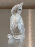 (#107) Swarovski Crystal Small Penguin Figurine 3'H