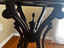 (#199) Round Wood Side End Table 27'
