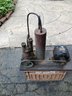 (317) Mounted A.C. Motor # 27468 General Elec. Co. Pulley With Air Cylinder ( NOT TESTED ) NO Motor Wire