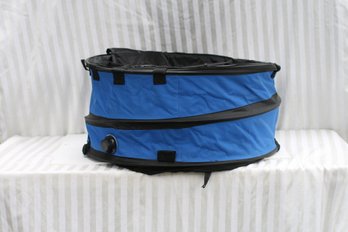 (340)  Large Collapsible  Blue  Cooler