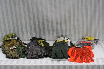 (327) Lot Of 20 Pairs Of Mens Gloves - Brands: Hunters, Jersey, Branma: Mostly Size Large