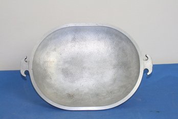 (#347) Vintage 1940's  Guardian Service  Ware Oval Platter 13' Aluminum  Serving Tray