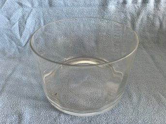 (#73) Clear Glass Triple Bowl 9' Dia. By 5.5'H