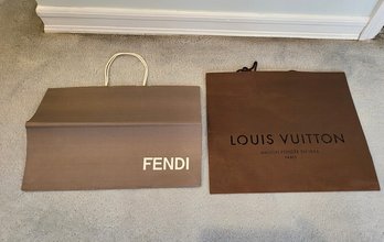 Louis Vuitton & Fendi  Shopping Bag