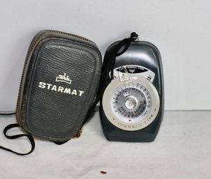(#247) Vintage Waltz Starmat Light Meter K52 No. 1163 In Case