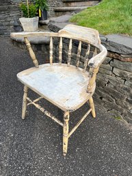 Vintage Captain Arm Chair - Great Look Refinished!