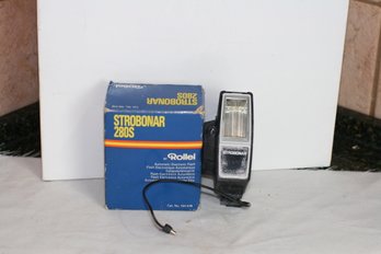 (#246) Vintage Strobonar 280S By Rollei Camera Flash In Original Box