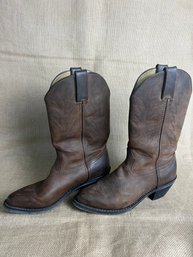 (#152BS) Durango Ladies Cowboy Boots Size 7 Western Tan Hardly Used