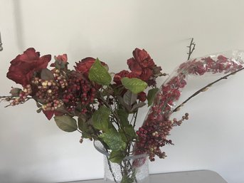 (DK) Artificial Red Flower Arrangement