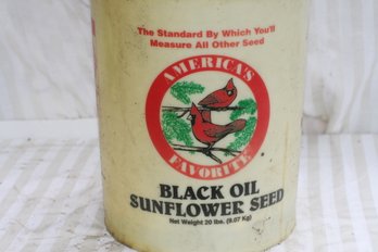 (371) Not Sure Plastic Bucket Bird Seed Or Grass Seeds ?