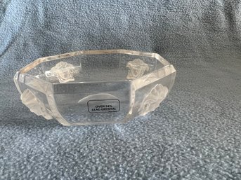 (#72) Rosenthal Versace 24 Percent Lead Crystal Candy Dish 4.5' Round