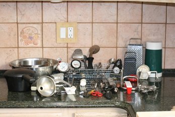 (#222) Large Lot Of Assorted Kitchen Gadgets