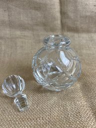 (#127) Glass Perfume Bottle 5'H