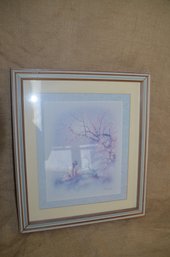 (#135) Framed Picture 13.5x16