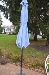(#22) Blue Umbrella With Umbrella Stand