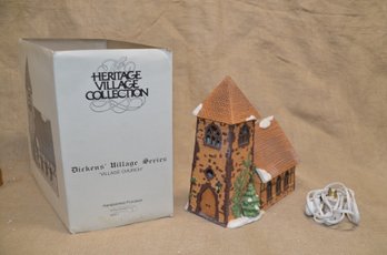 (#50) Department 56 VILLAGE CHURCH 1985 House Heritage Dickens Village Series In Orig. Box