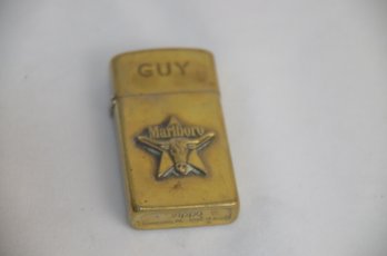 (#62) Vintage Marlboro Zippo VII Bradford Lighter