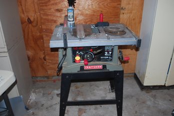 (#301) Craftsman 10 Inch Table Saw With Blades