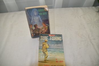 (#100) Vintage Soft Cover Handbook Boy Scout For Boys ~ Surf Fishing
