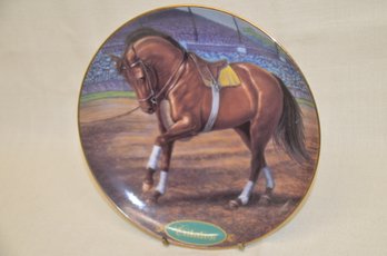 369) 68) Danbury Mint Plate 1997 CITATION By Susie Morton Champion Thoroughbreds Decorative Plate #B3455