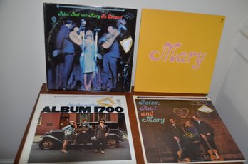 40) Peter, Paul And Mary Record Albums Lot Of 4 ( See Details)