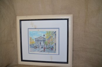 (#3) Framed Picture Pierre Eugene Cambier Paris La Madeleine II 2000 Certificate Of Authenticity 177/350