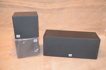 (#53) JBL Flix1 Surround And Center Channel Speakers CU0300-41013