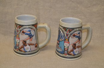 (#82) 1992 US Olympic Team Budweiser Collectible Beer Mug 1991 Anheuser Busch