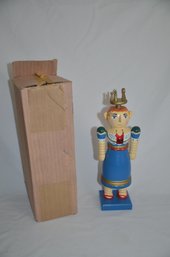 (#6) Nutcracker Wood 12' Lady Figure