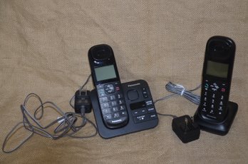 (#142) Panasonic Answering Phone Machine With Base And Phone