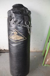 (#59) Punching Boxing Bag With Gloves Century Marital Arts Ceiling Hanging (no Rips)