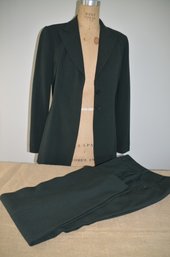 (#120DK) INC Women's Pant Suit Black Size 4