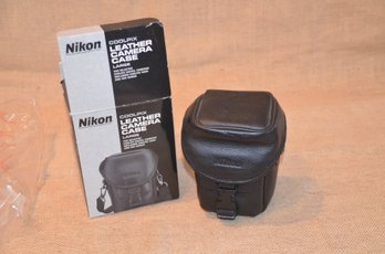 (#57) Nikon Coolpix Leather Camera Case NEW