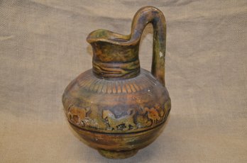 (#86) Ancient Roman Wine Jug Pitcher - Chipped