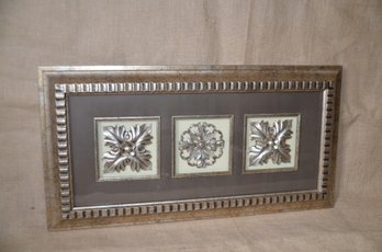 (#61) Framed Decorative Picture (hung Either Way