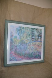 (#7) Framed Picture Pastel Colors 26.5x25