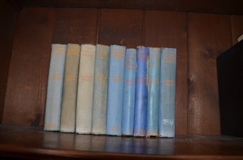 123) Vintage 9 Nancy Drew Mystery Stories Copyright 1932 Carol Keene