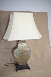 (#103) Resin Base Table Lamp 29'H
